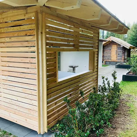 Erzgebirgsidyll Breitenbrunn - Waldhaus بيت للعطل Neuer Anbau